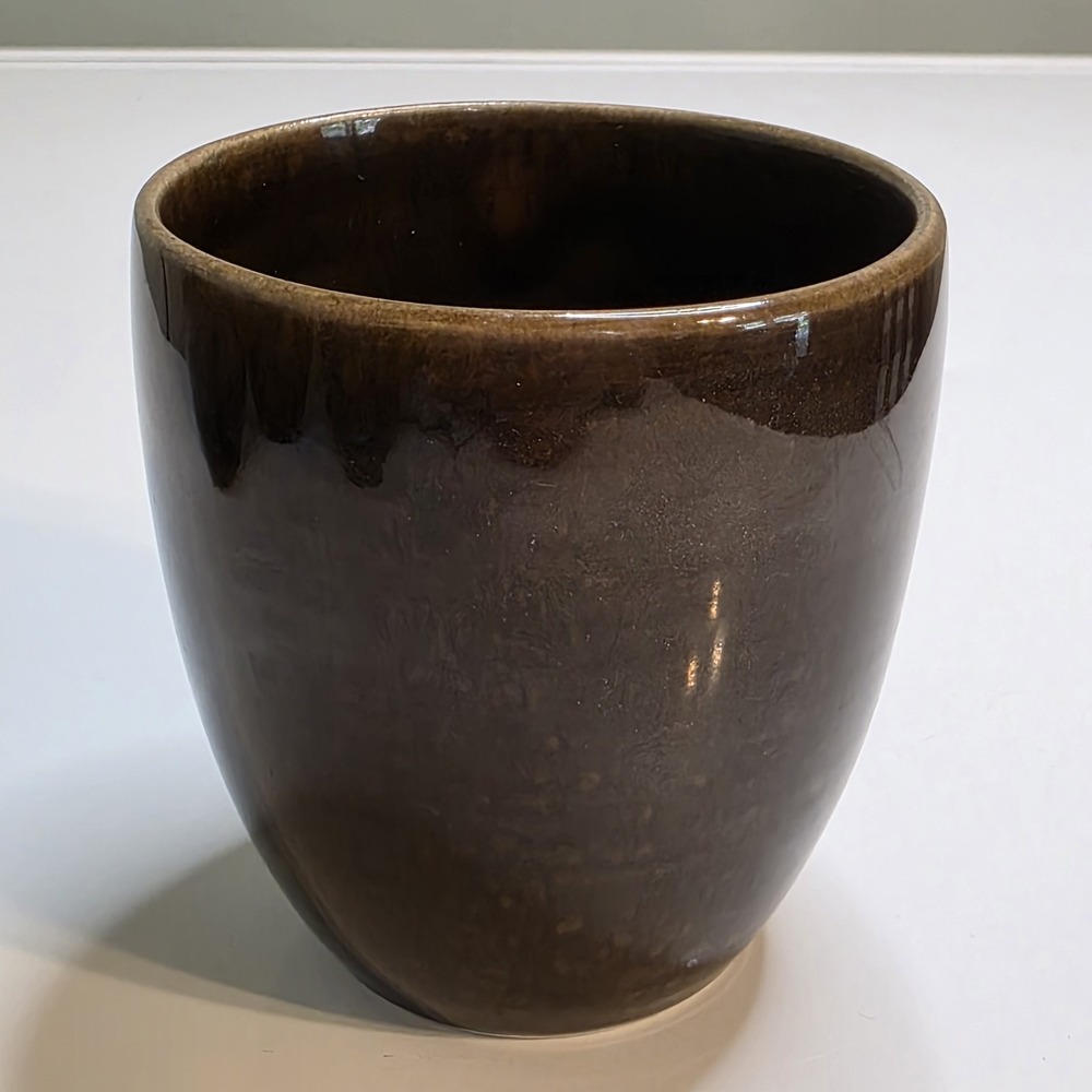 Vintage Russel Wright by Steubenville American Modern Tumbler‎ in Black Chutney